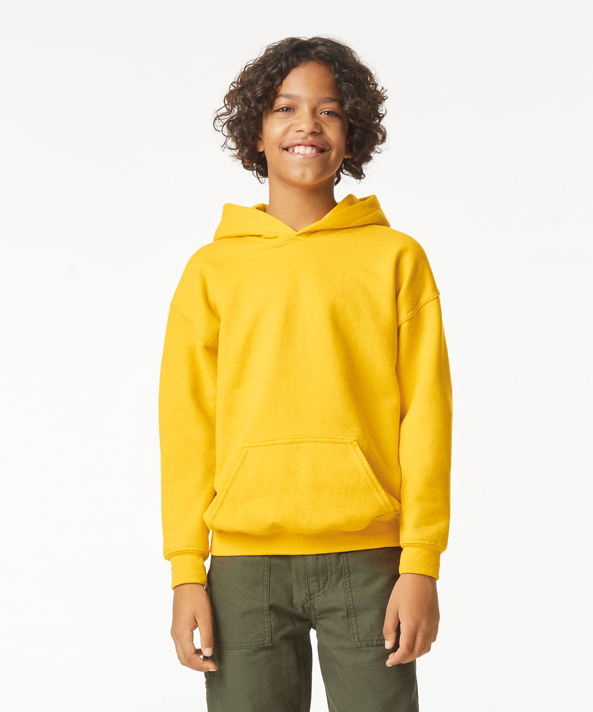 Softstyle midweight fleece youth hoodie