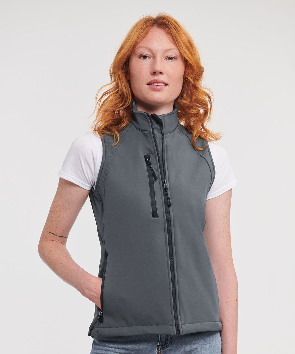 Women's softshell gilet